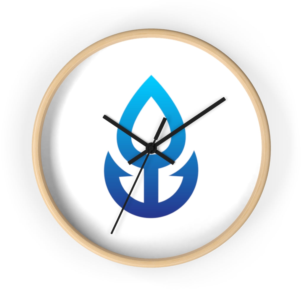 Blue Icon Wall clock