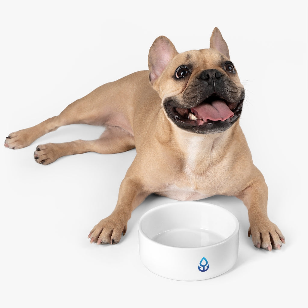 Blue Icon Pet Bowl