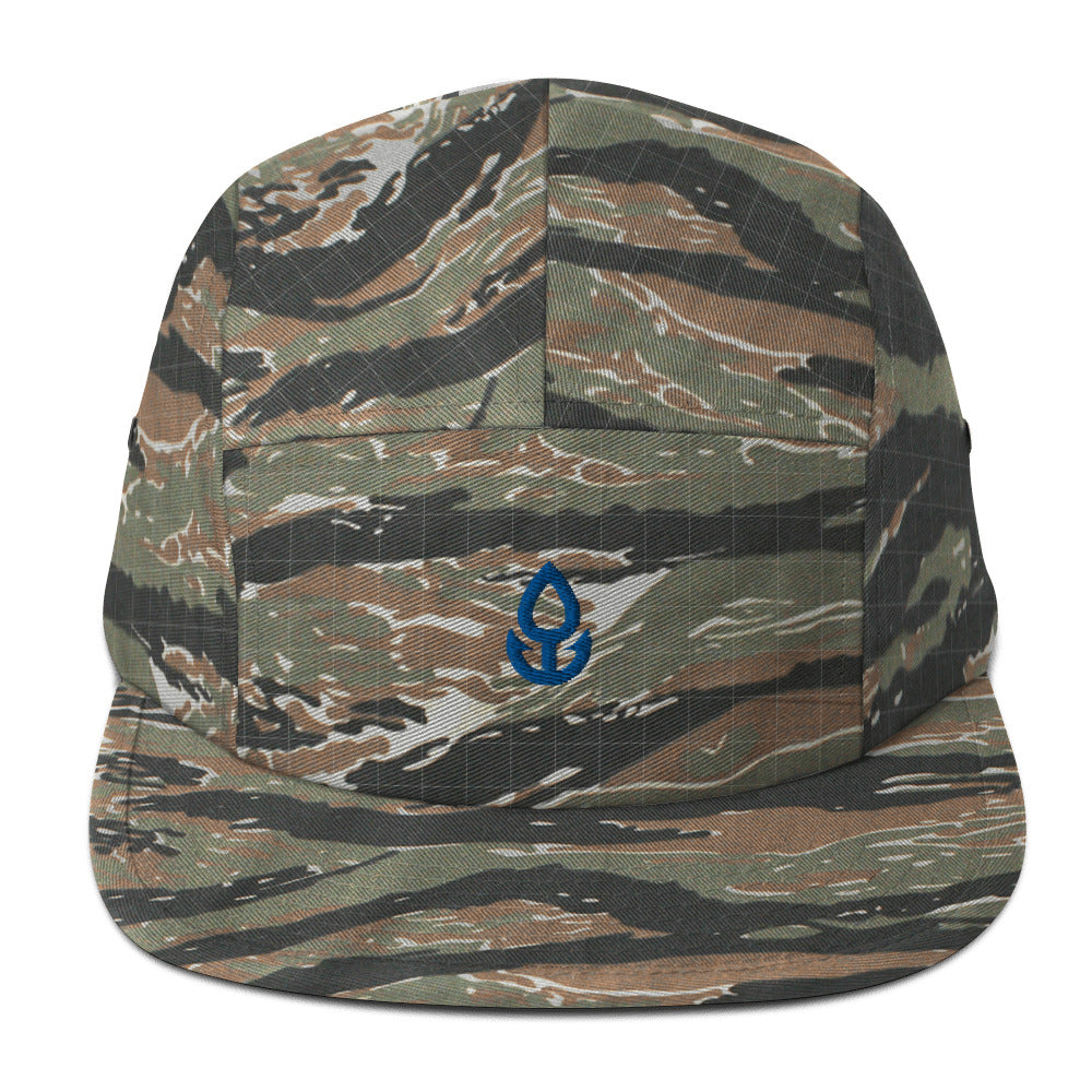 Blue Icon Five Panel Cap