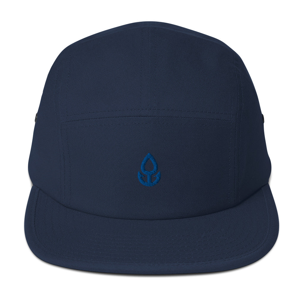 Blue Icon Five Panel Cap