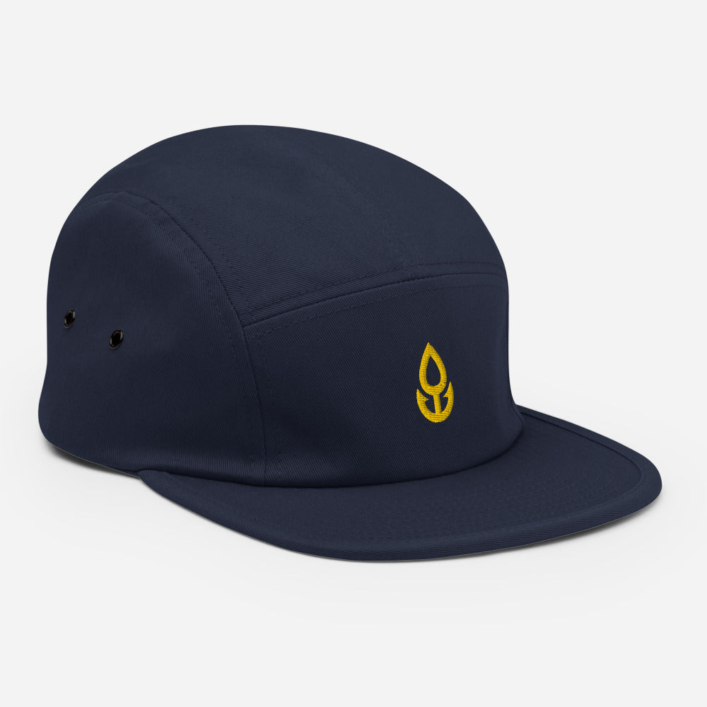 Orange Icon Five Panel Cap