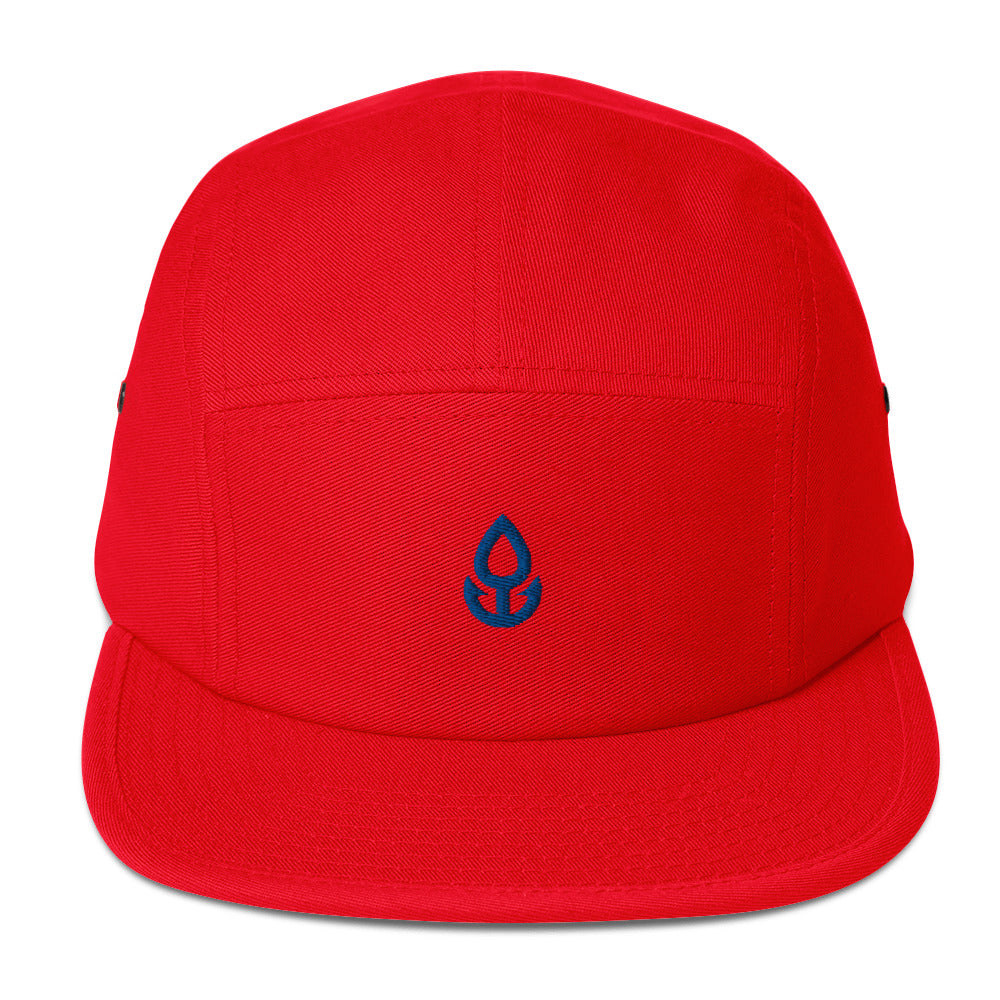 Blue Icon Five Panel Cap