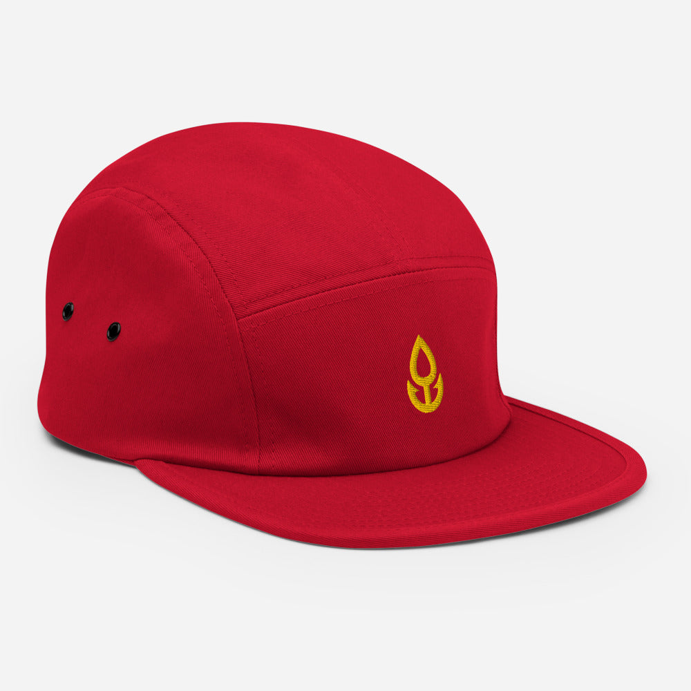 Orange Icon Five Panel Cap