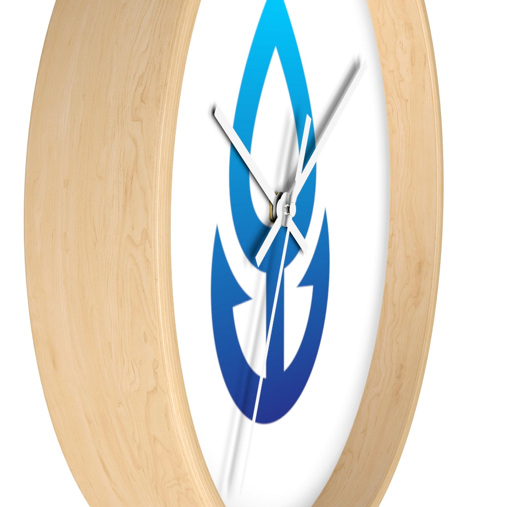 Blue Icon Wall clock