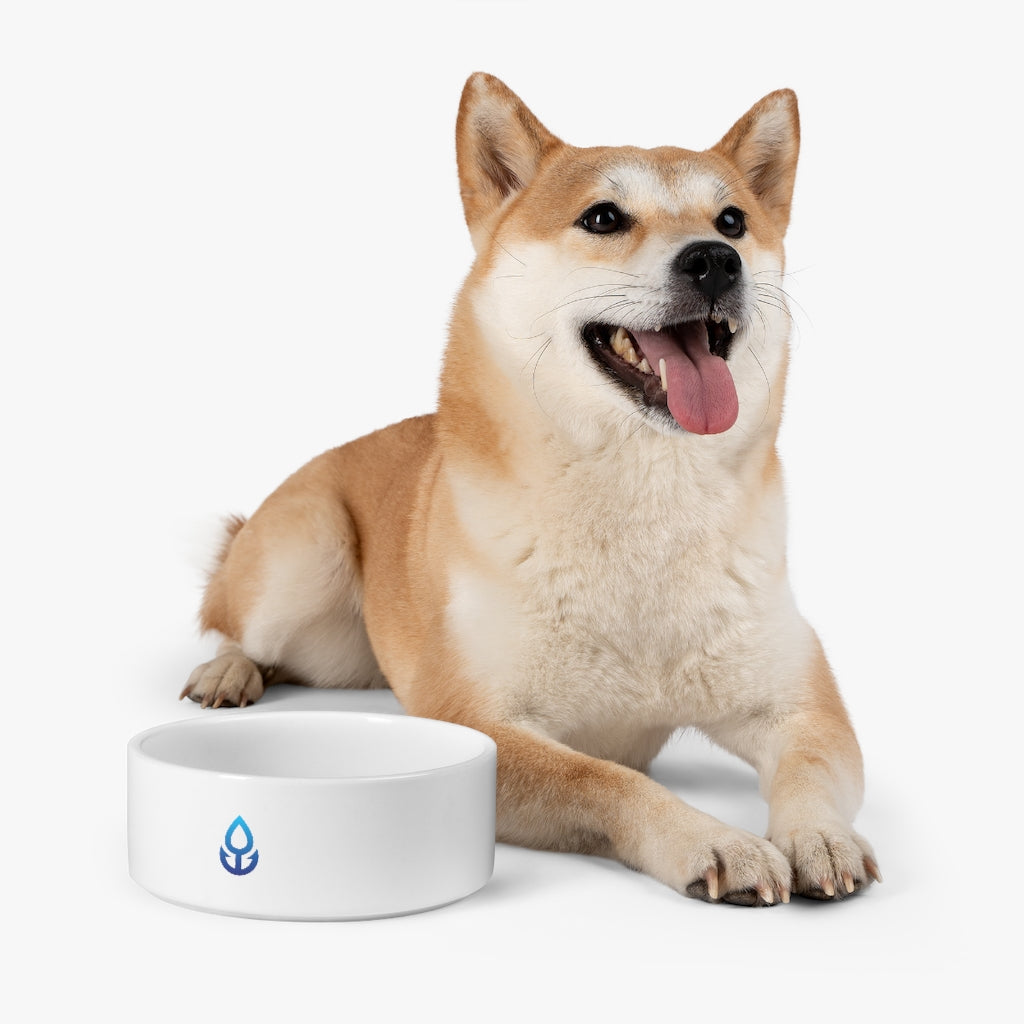 Blue Icon Pet Bowl