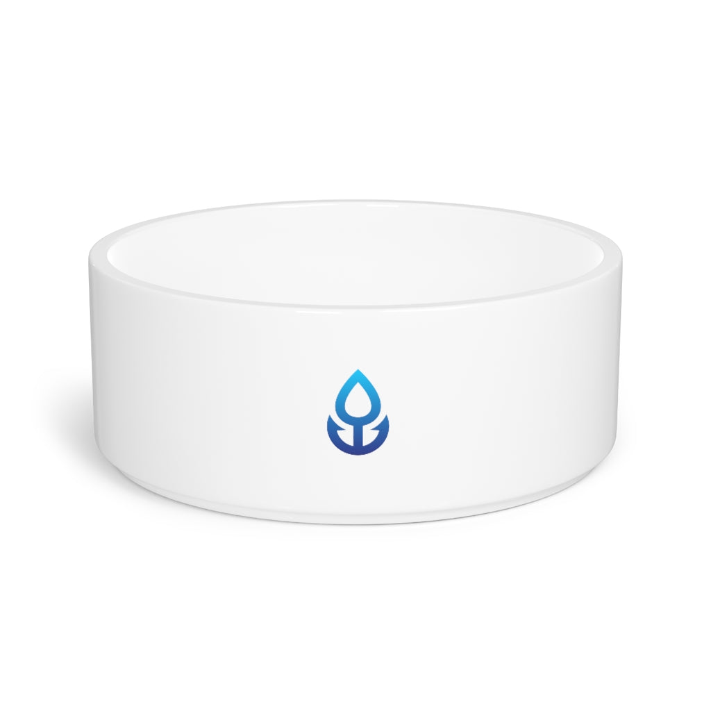 Blue Icon Pet Bowl