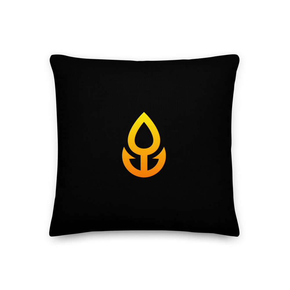 Orange Icon Premium Pillow