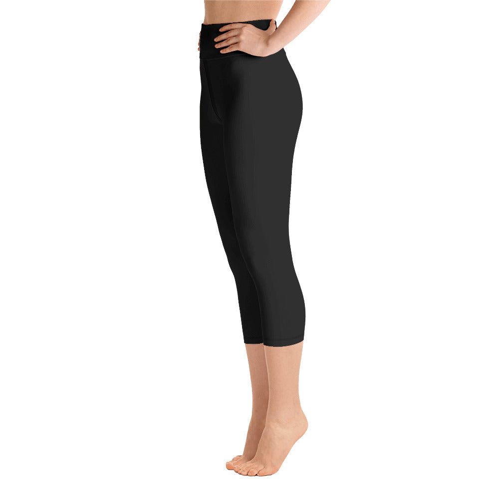 Blue Icon Yoga Capri Leggings