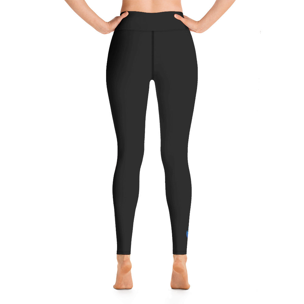 Blue Icon Yoga Leggings