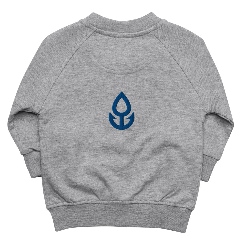 Blue Icon Baby Organic Bomber Jacket