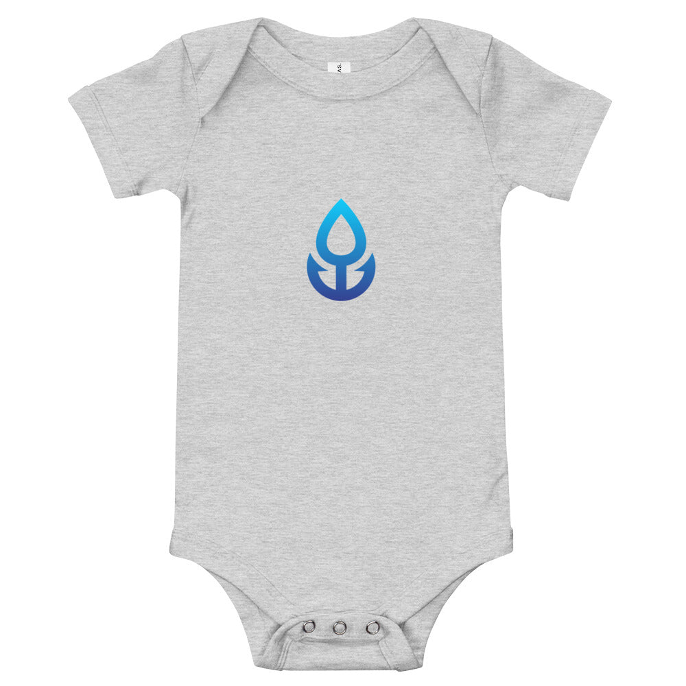 Blue Icon Baby One Piece