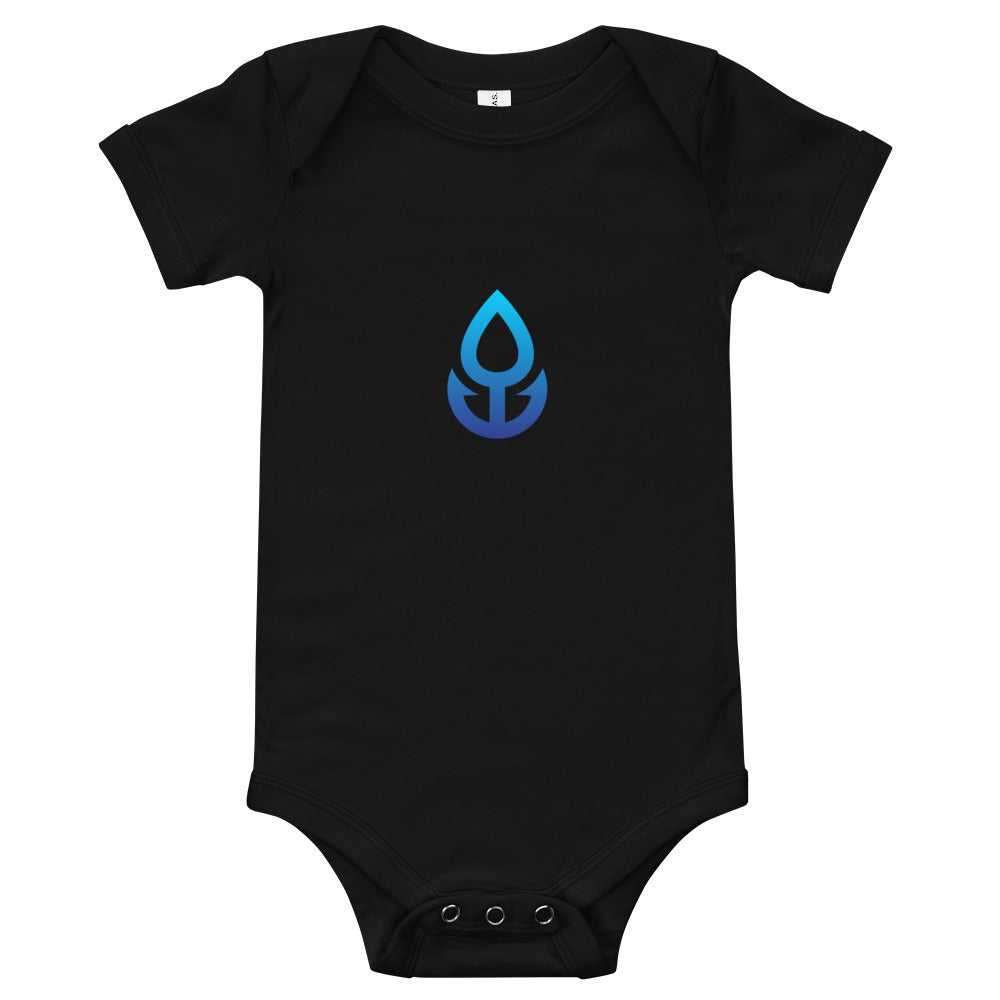 Blue Icon Baby One Piece