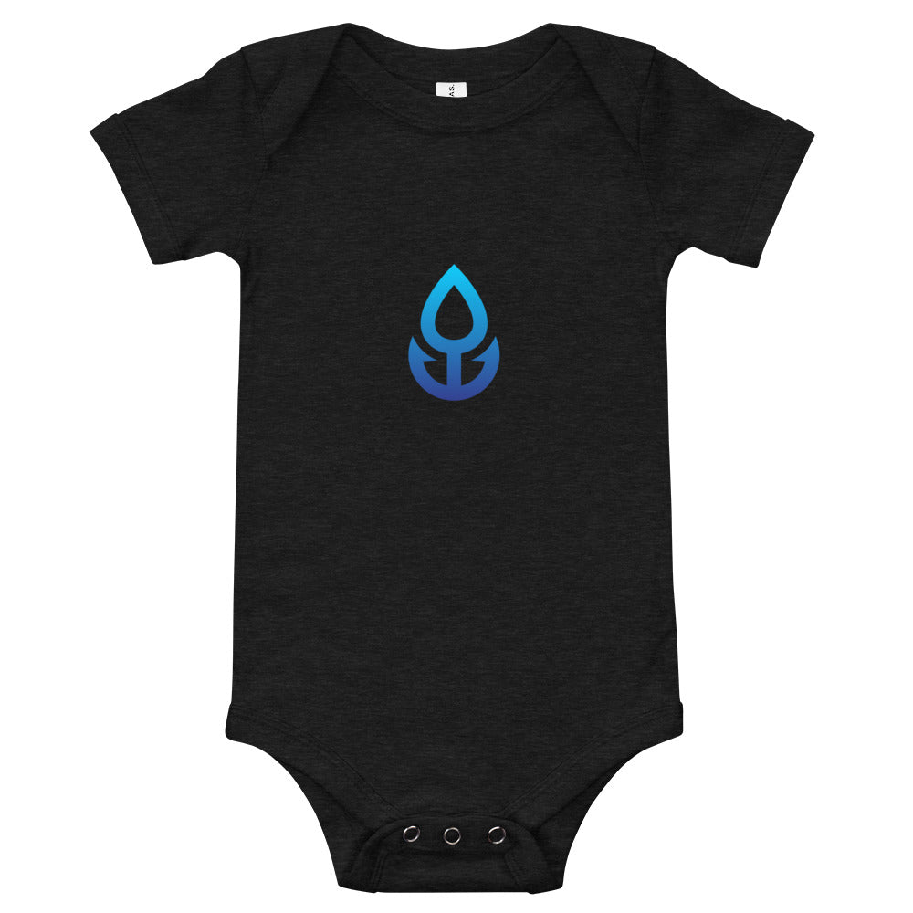 Blue Icon Baby One Piece
