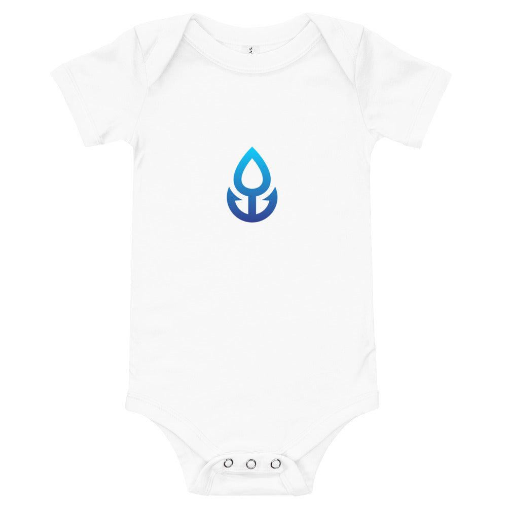 Blue Icon Baby One Piece