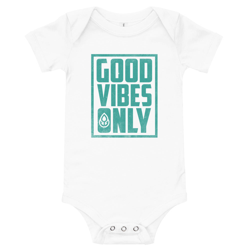 "Good Vibes Only" Baby One Piece