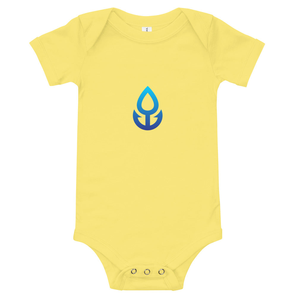 Blue Icon Baby One Piece