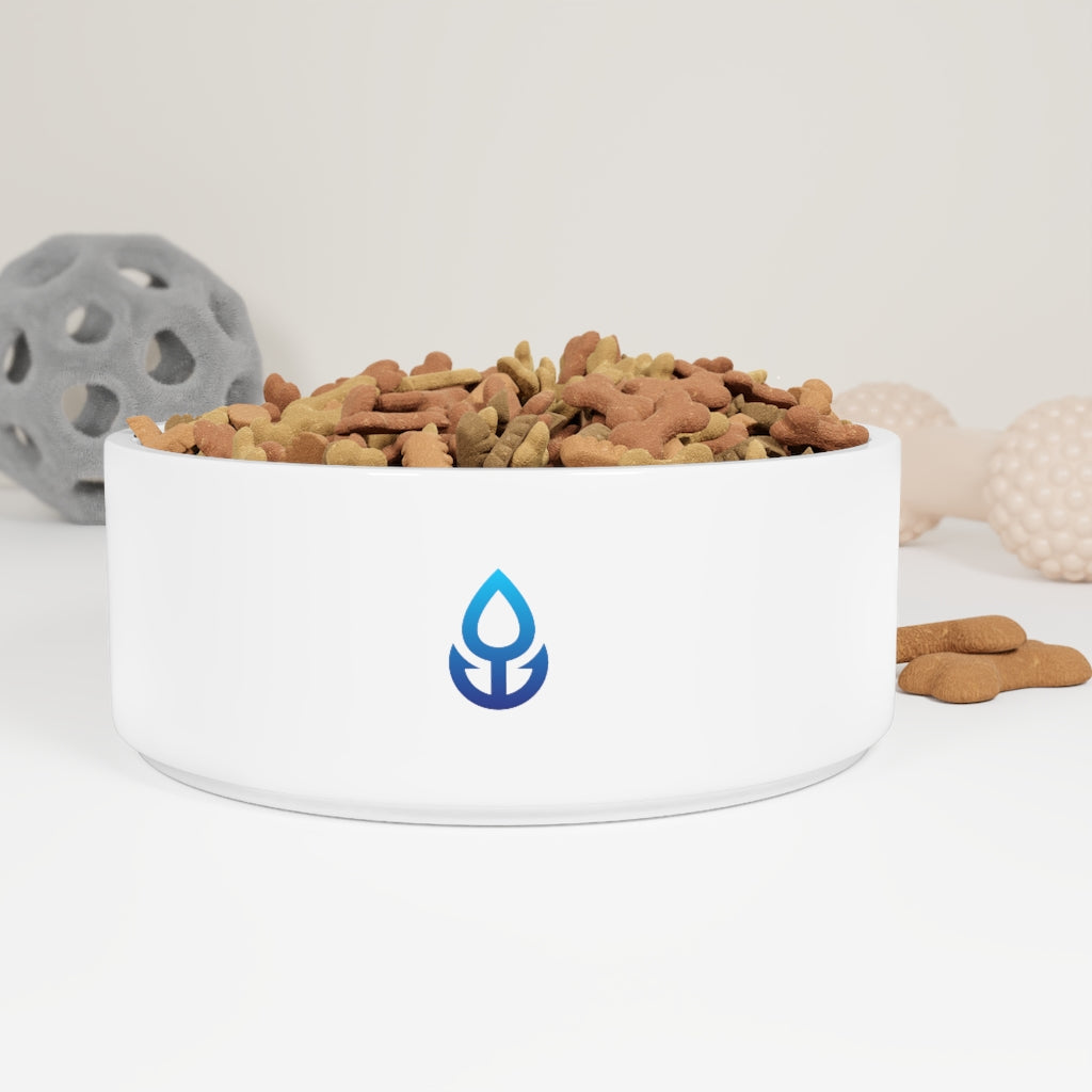 Blue Icon Pet Bowl