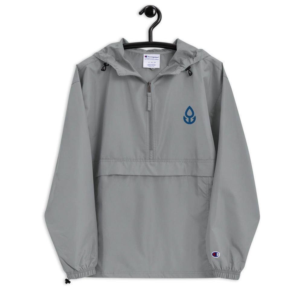 Blue Icon Embroidered Jacket