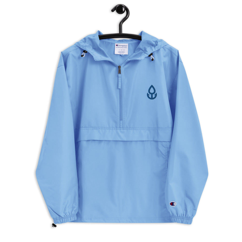 Blue Icon Embroidered Jacket