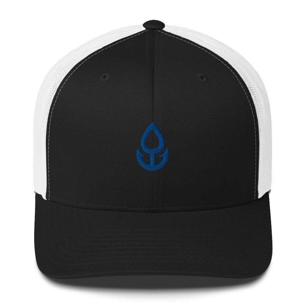 Blue Icon Trucker Cap