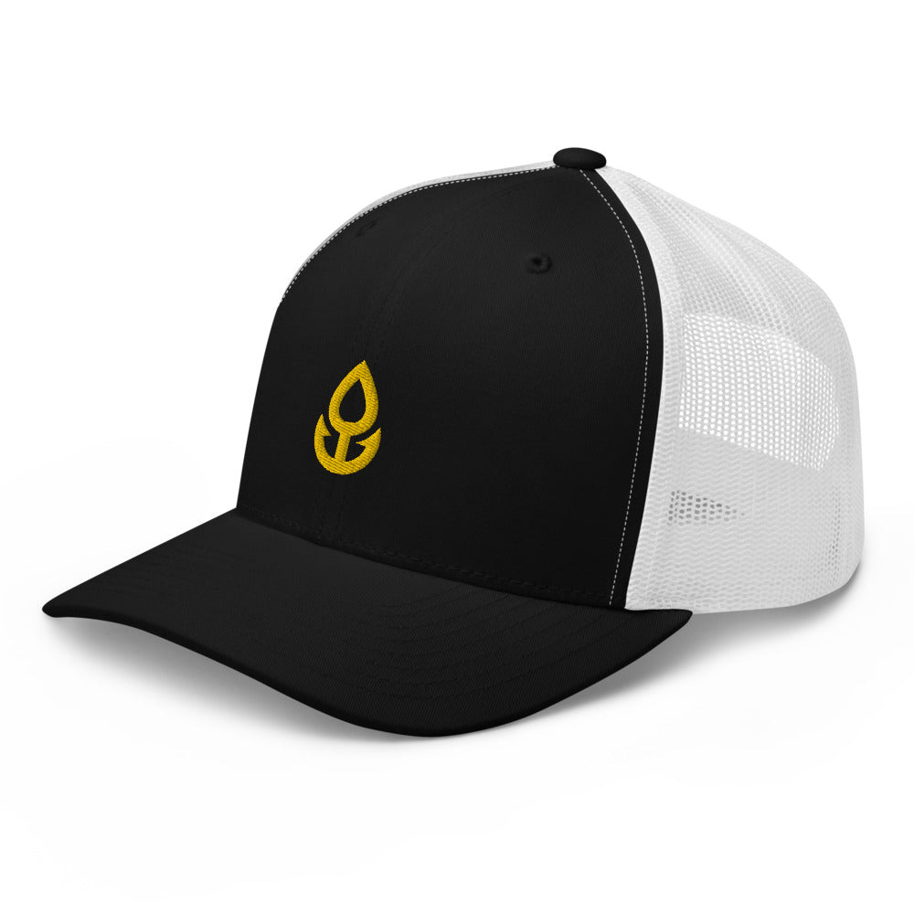 Orange Icon Trucker Cap
