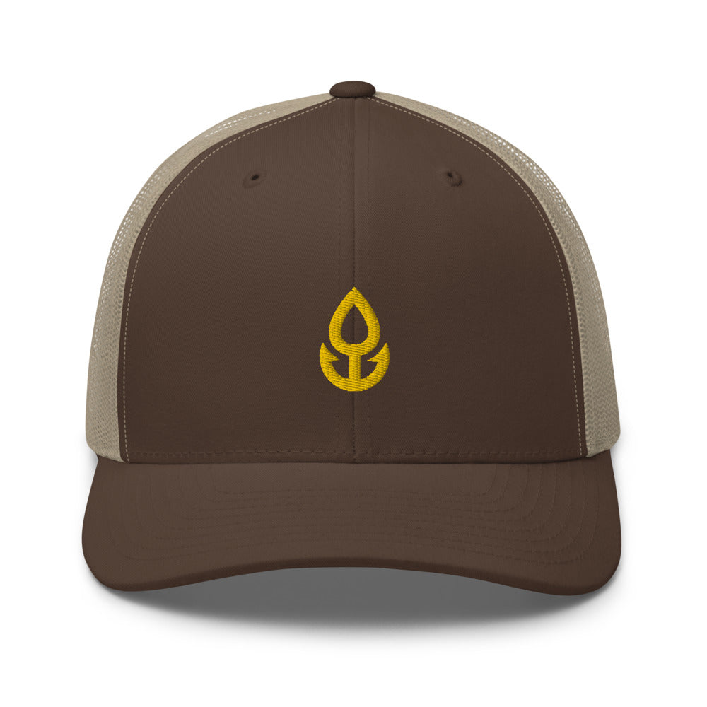 Orange Icon Trucker Cap