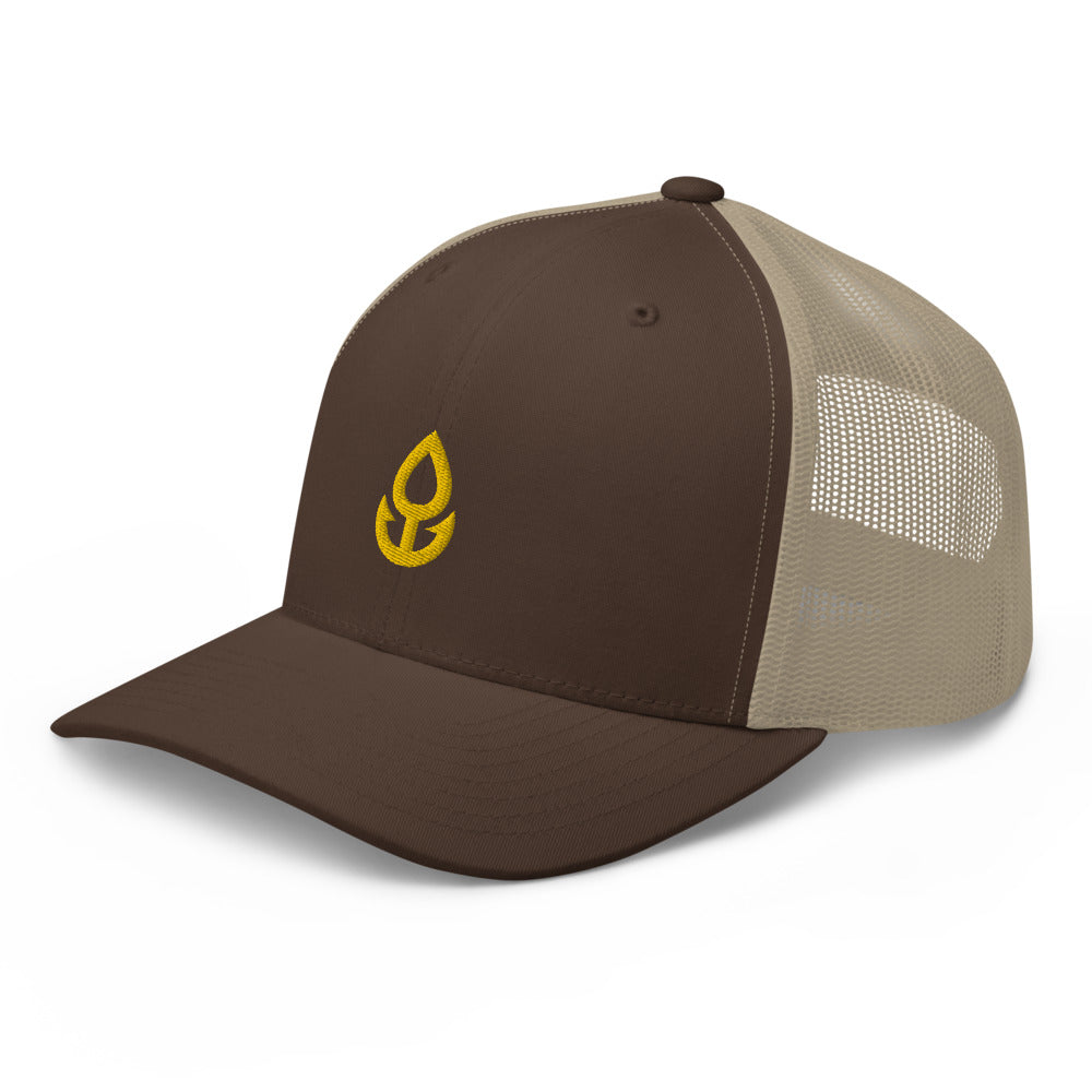 Orange Icon Trucker Cap