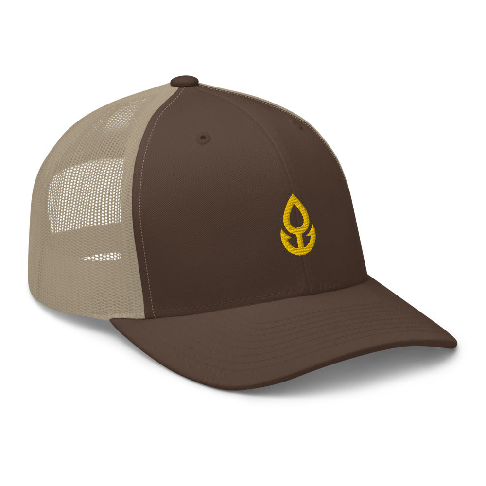 Orange Icon Trucker Cap