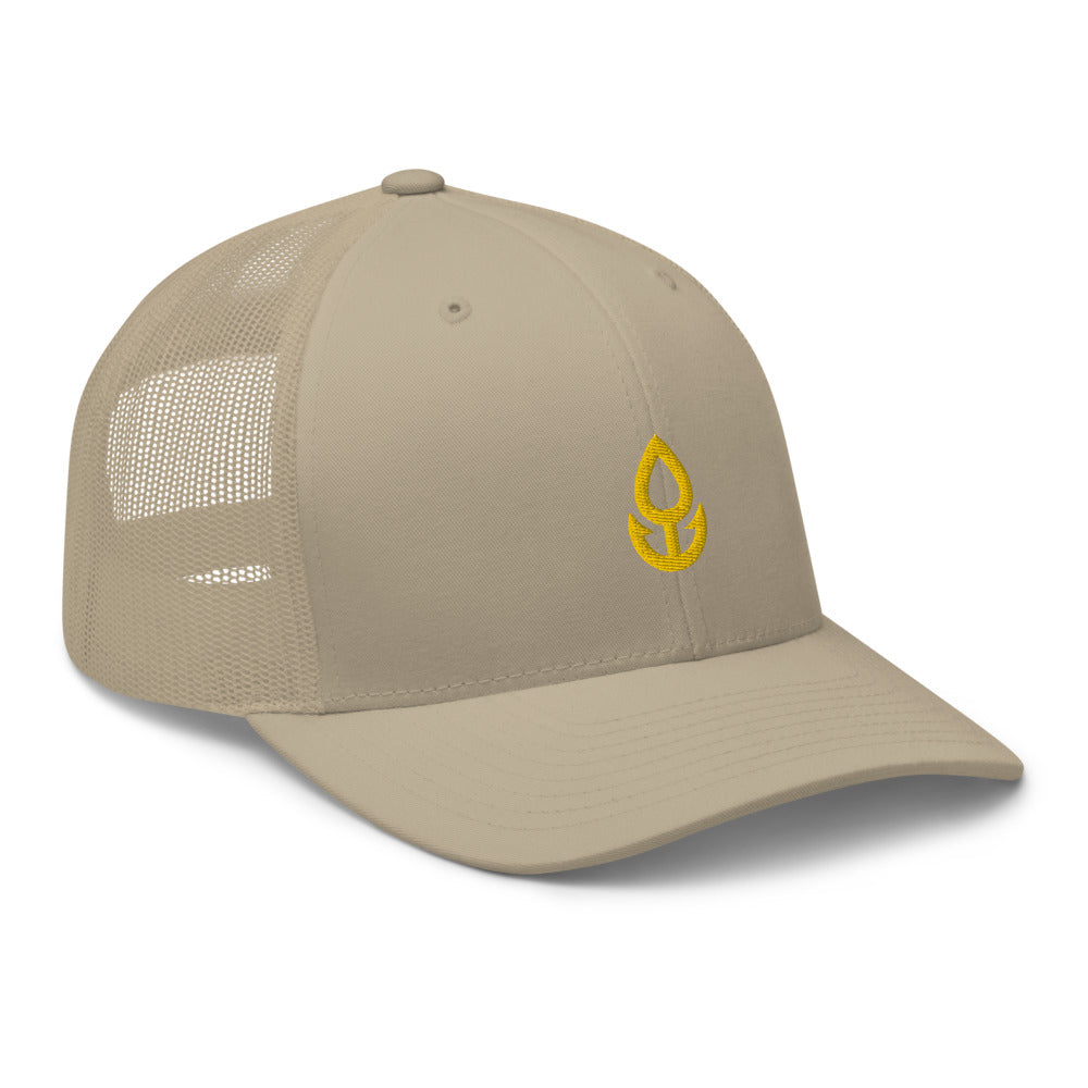 Orange Icon Trucker Cap