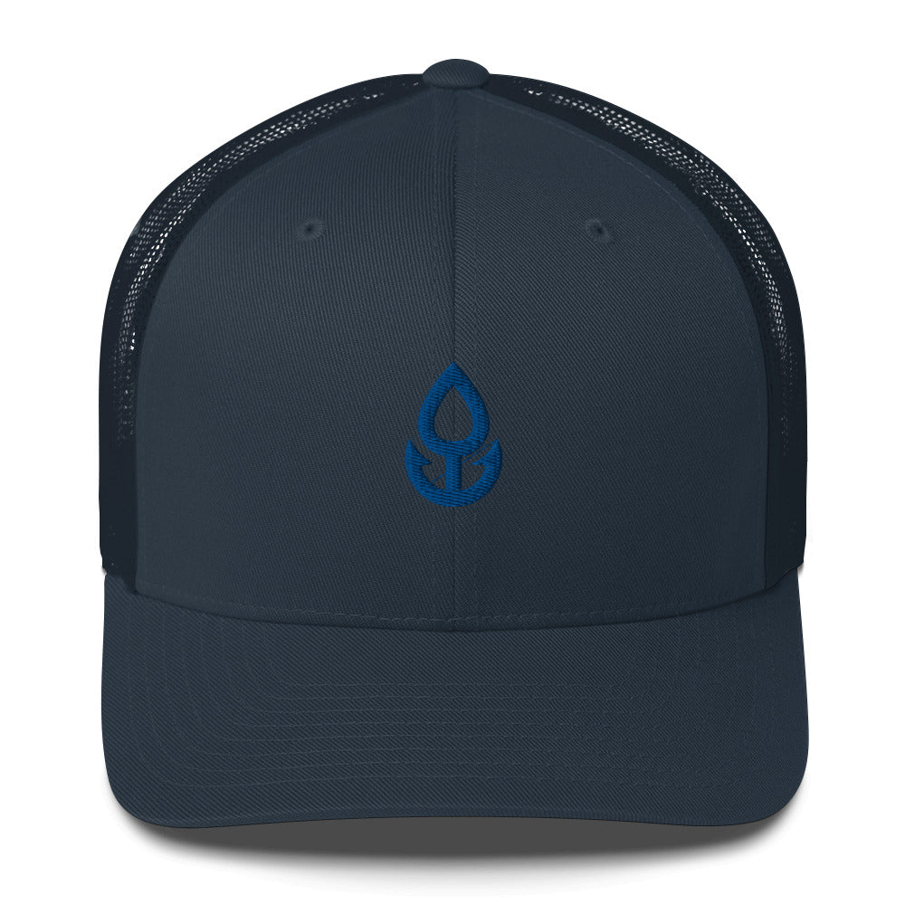Blue Icon Trucker Cap