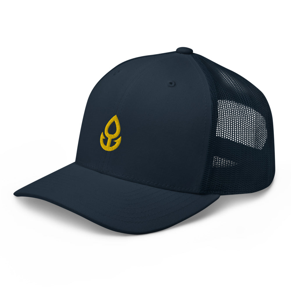 Orange Icon Trucker Cap