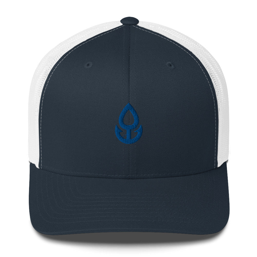 Blue Icon Trucker Cap