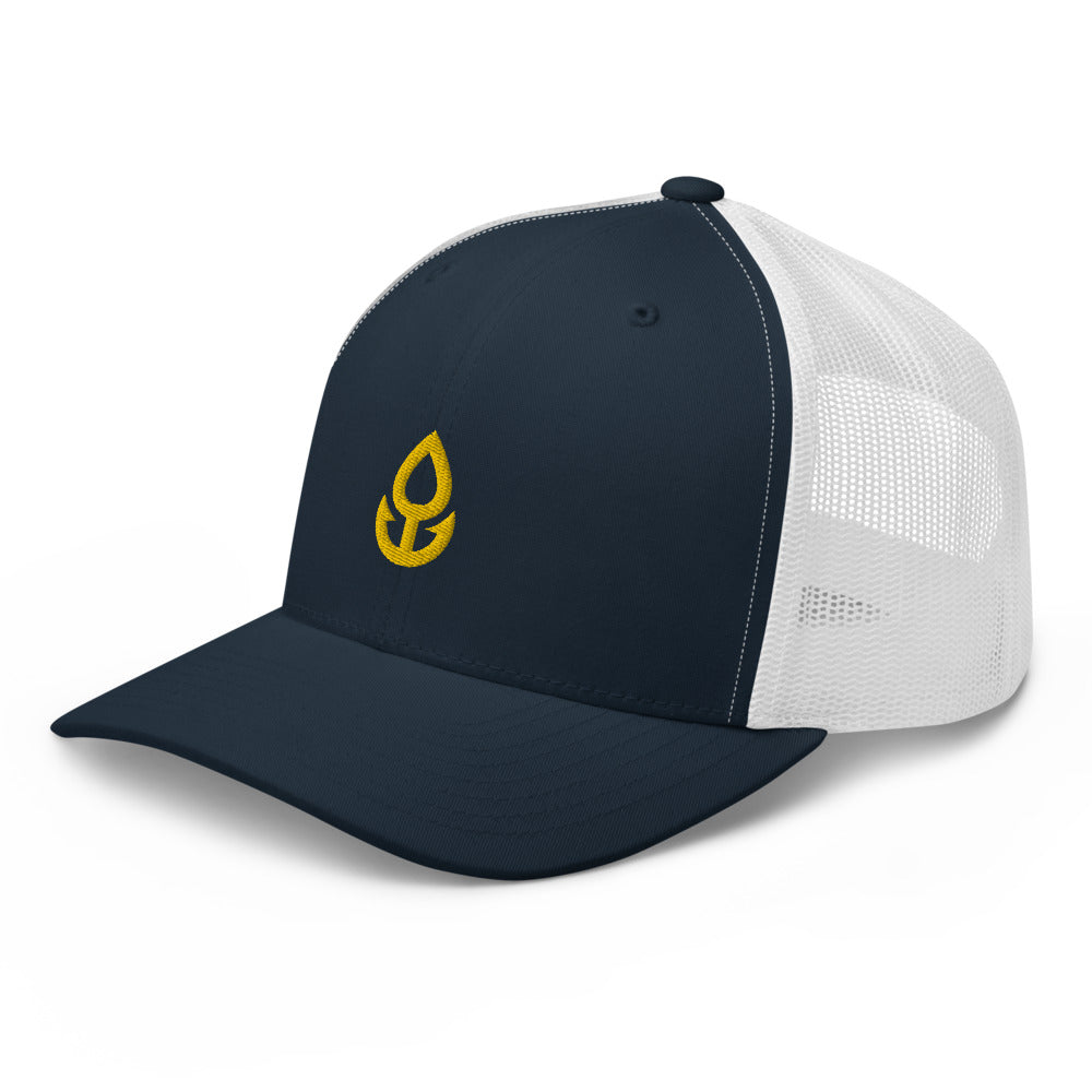 Orange Icon Trucker Cap