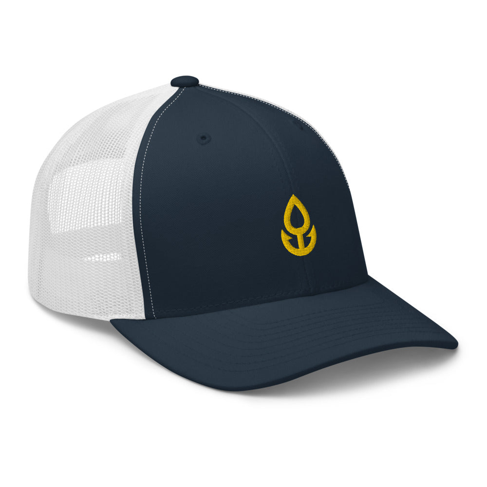 Orange Icon Trucker Cap