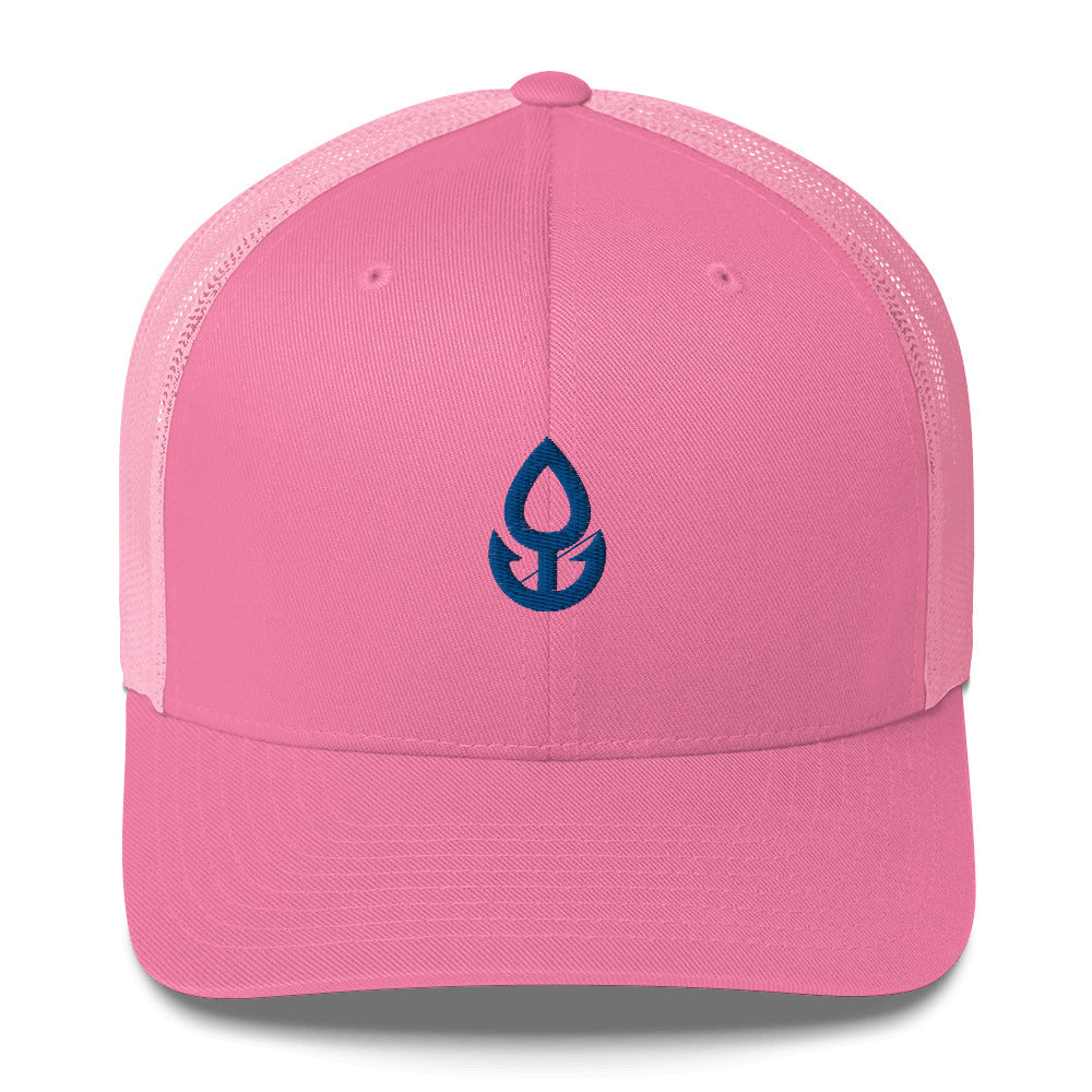 Blue Icon Trucker Cap