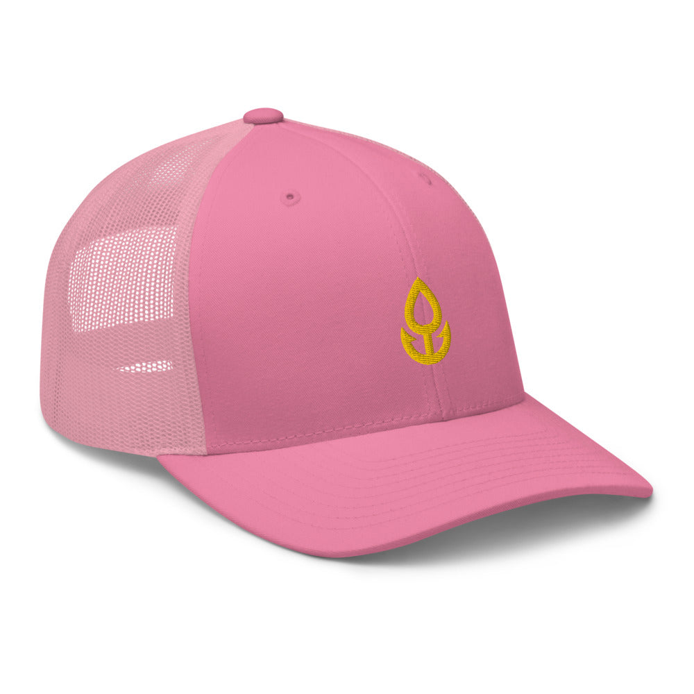 Orange Icon Trucker Cap