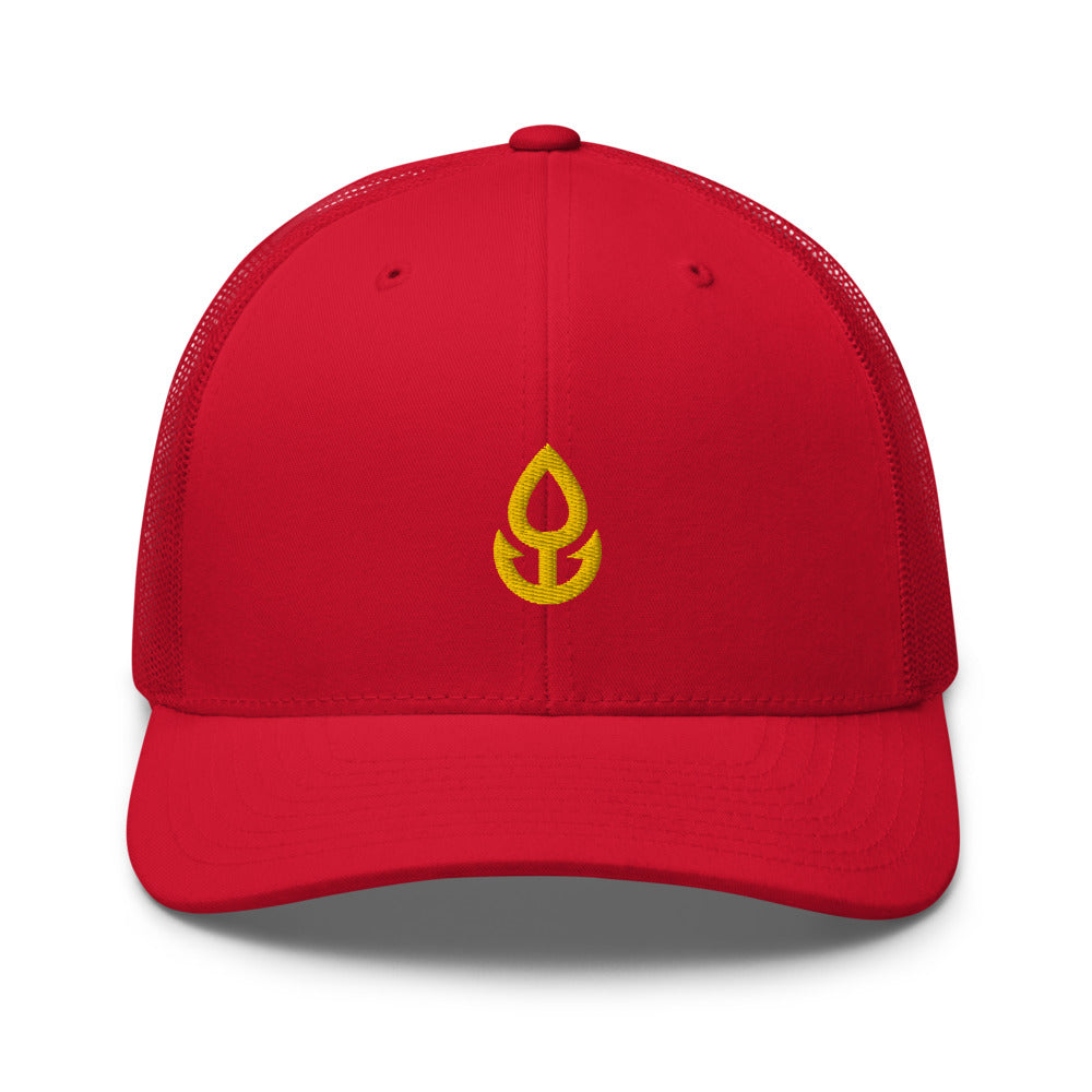 Orange Icon Trucker Cap