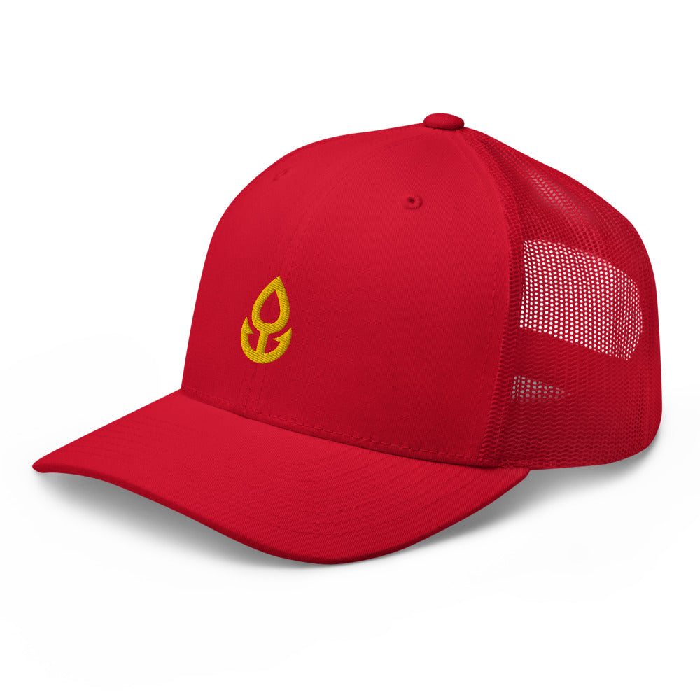 Orange Icon Trucker Cap