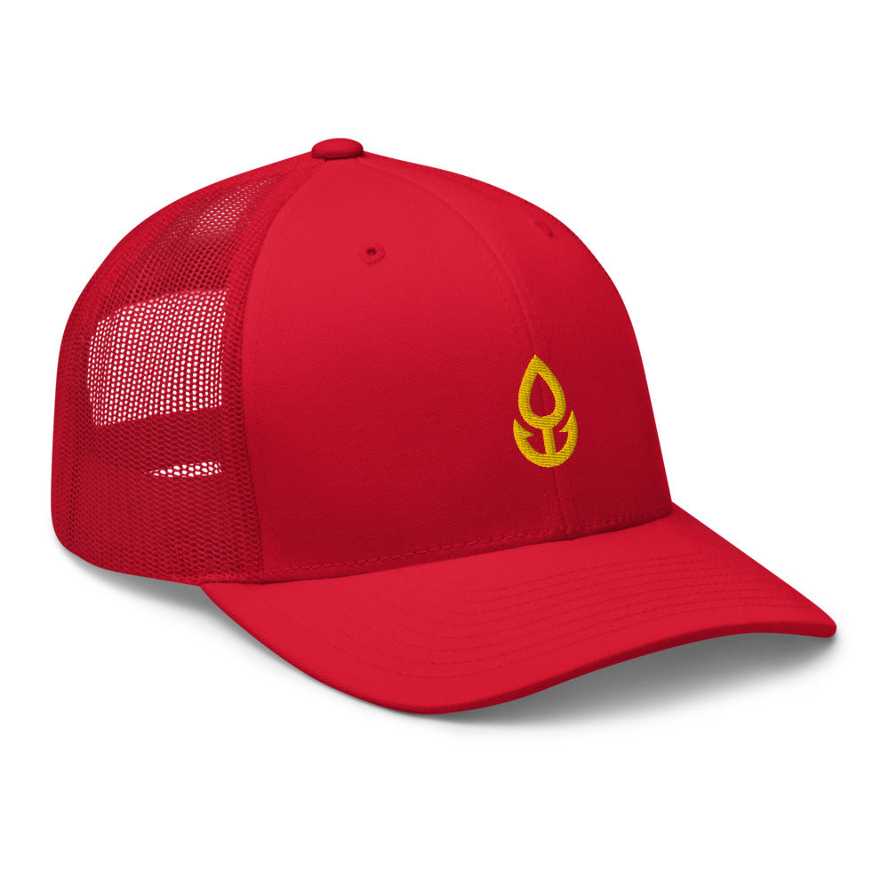 Orange Icon Trucker Cap