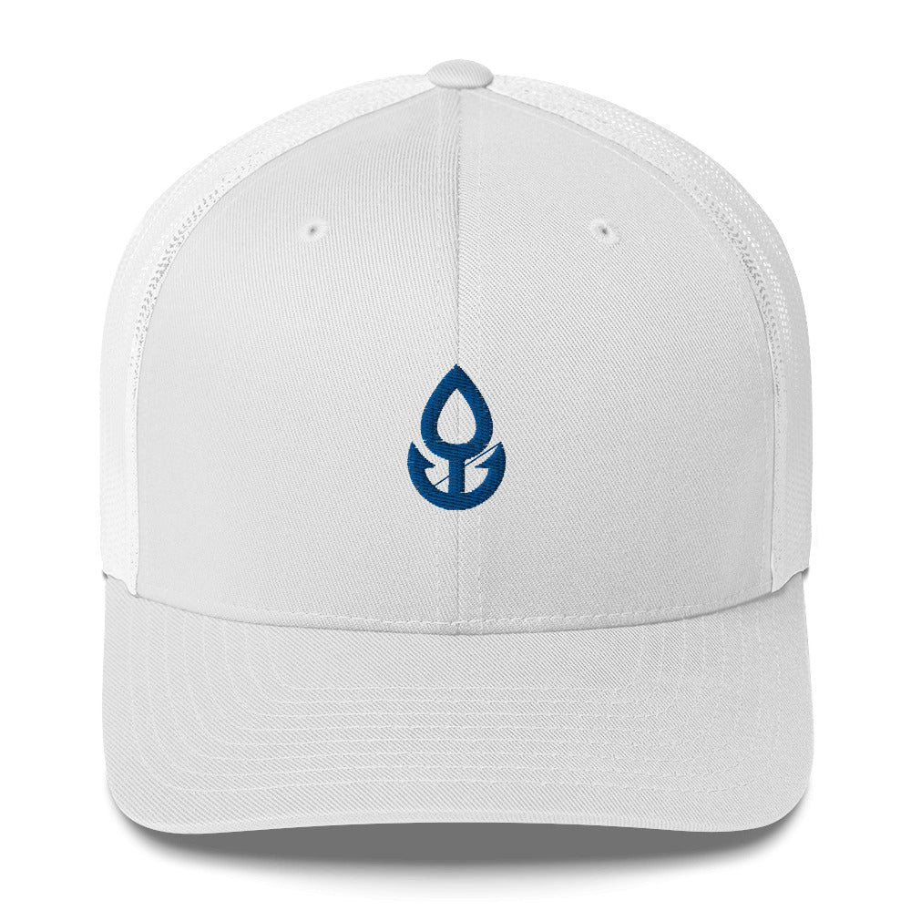 Blue Icon Trucker Cap