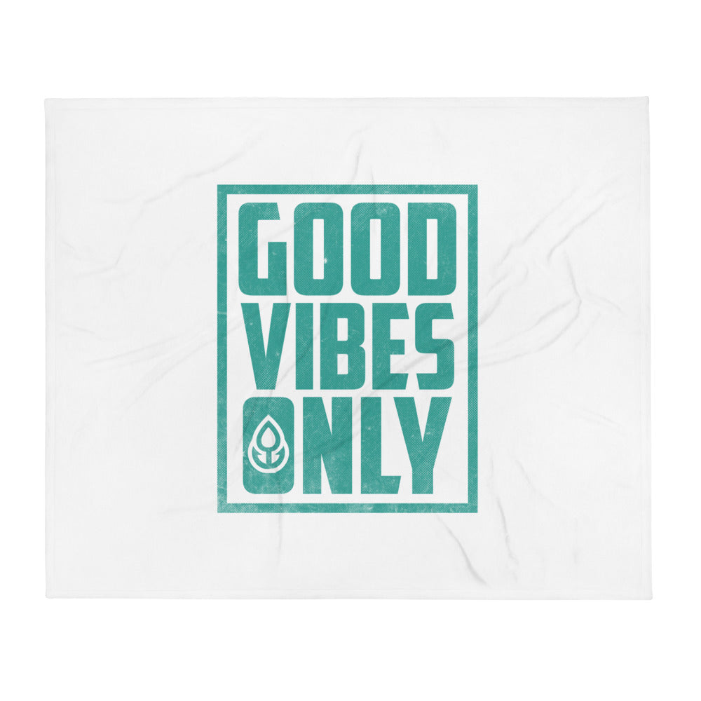 "Good Vibes Only" Blanket