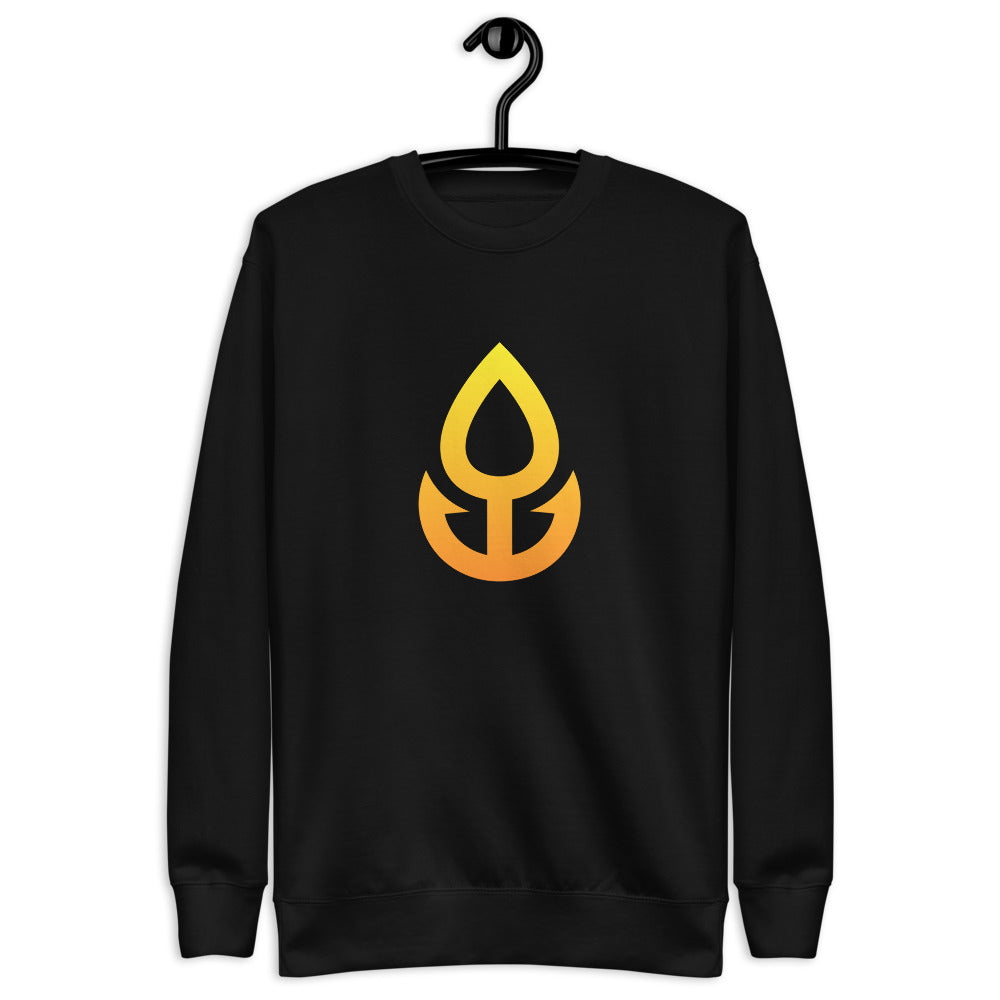 Orange Icon Crewneck (Large Logo)
