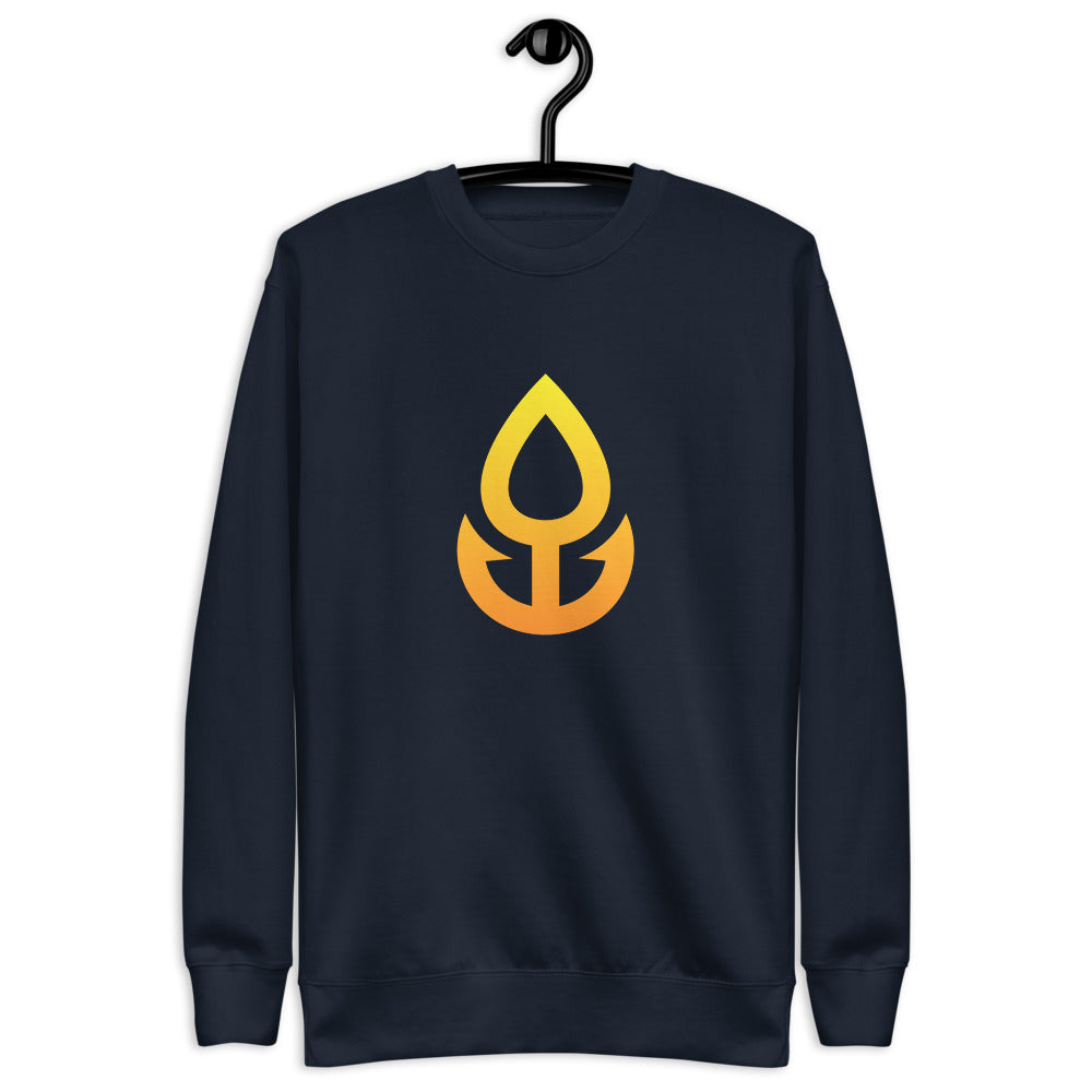 Orange Icon Crewneck (Large Logo)