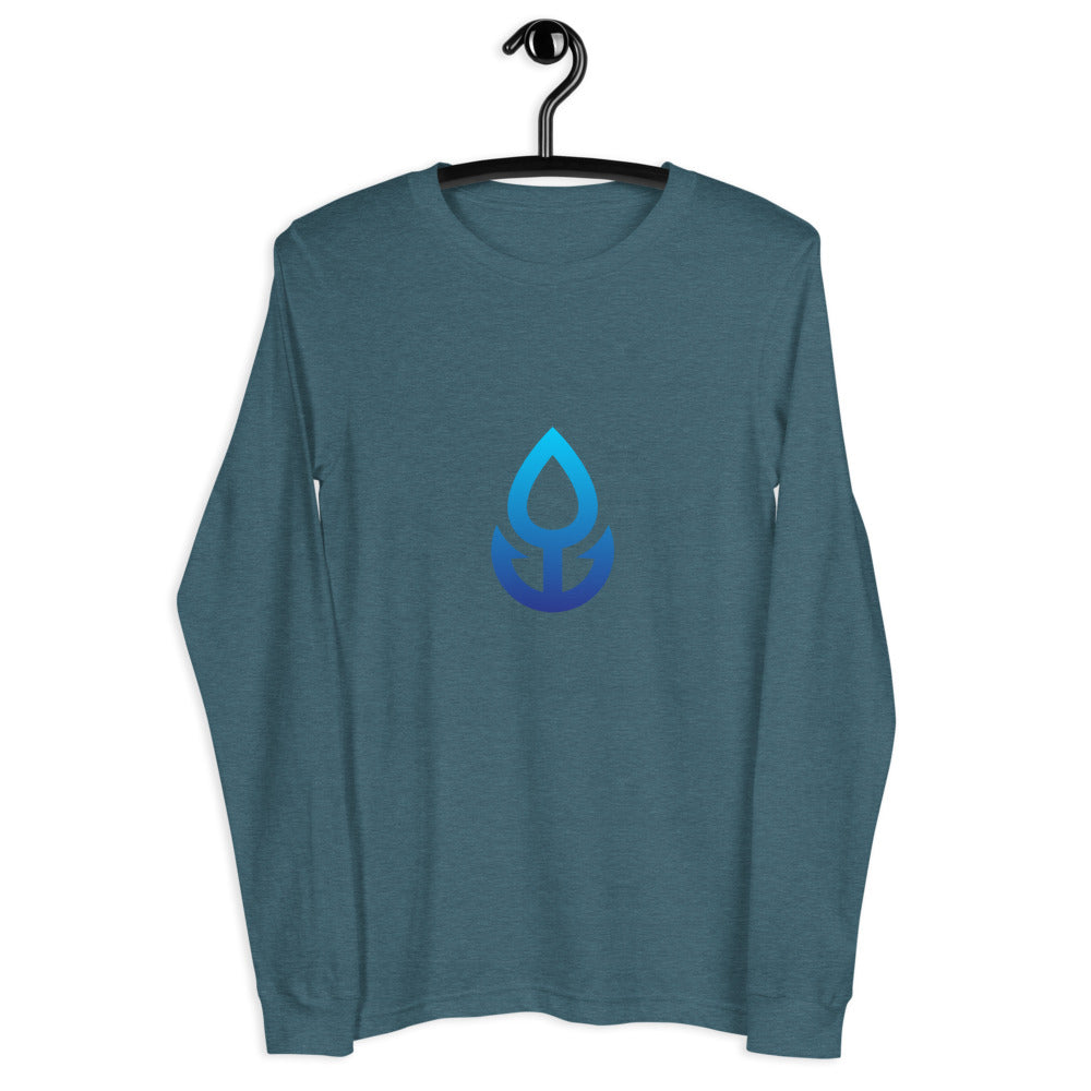 Blue Icon Long Sleeve (Large Logo)