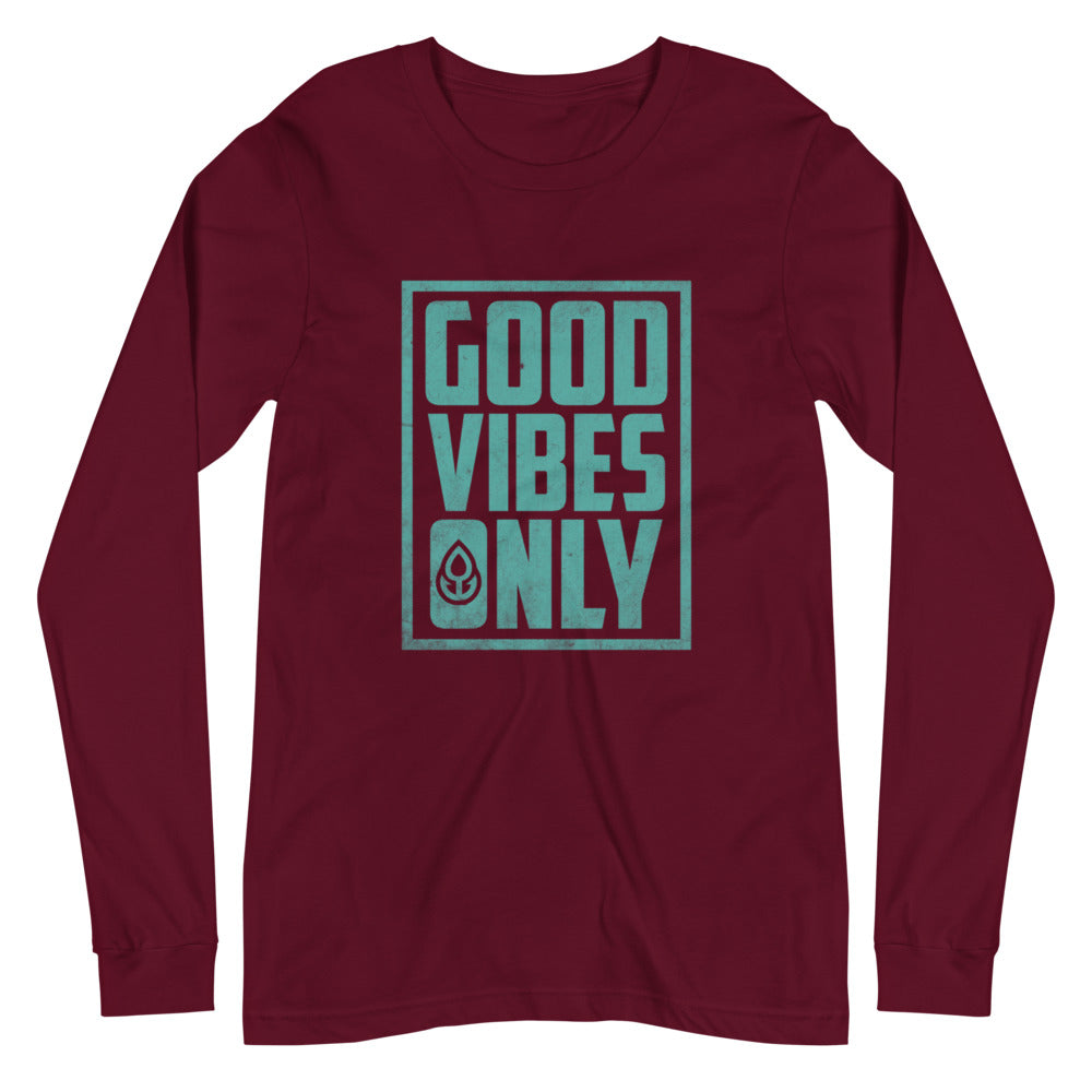 "Good Vibes Only" Unisex Long Sleeve