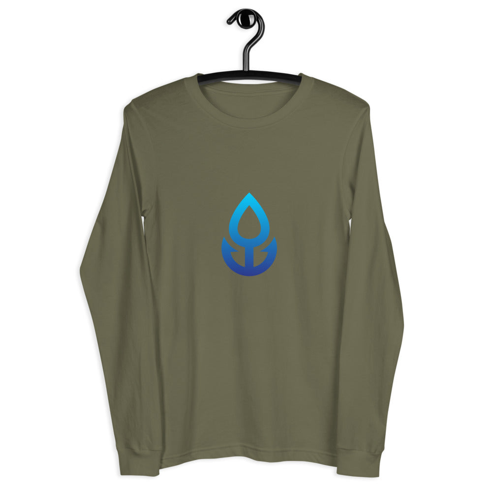 Blue Icon Long Sleeve (Large Logo)