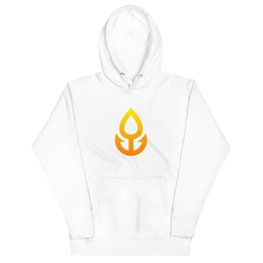 Orange Icon Hoodie (Large Logo)