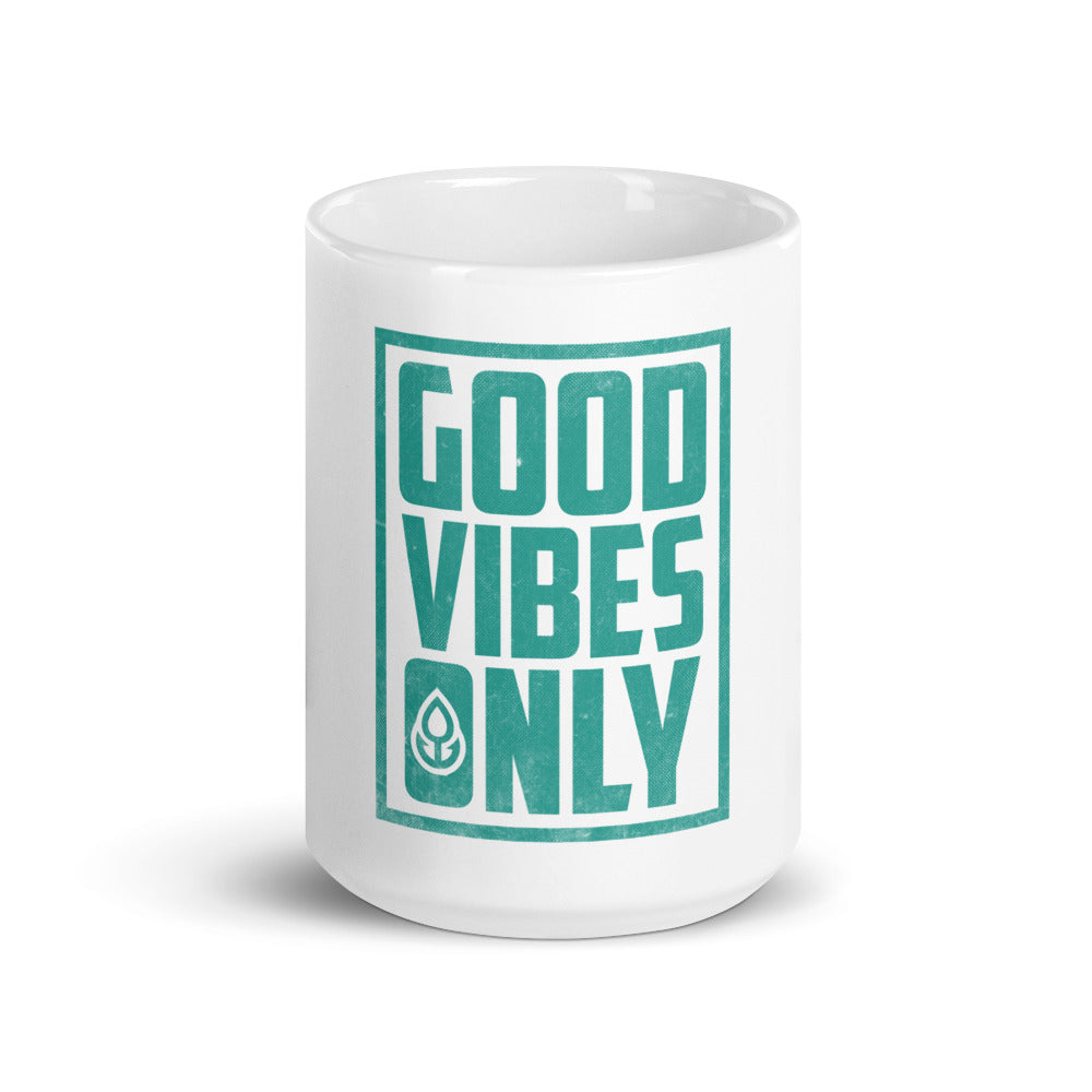 "Good Vibes Only" Coffee Mug