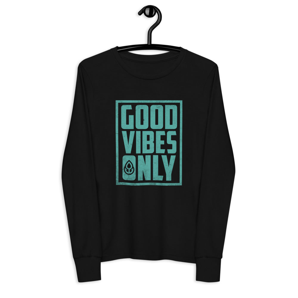 "Good Vibes Only" Youth Unisex Long Sleeve
