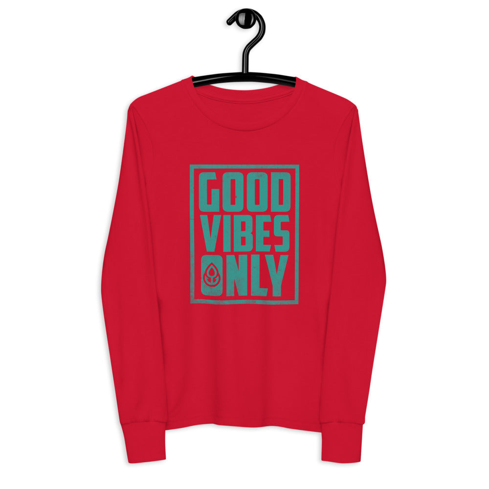 "Good Vibes Only" Youth Unisex Long Sleeve